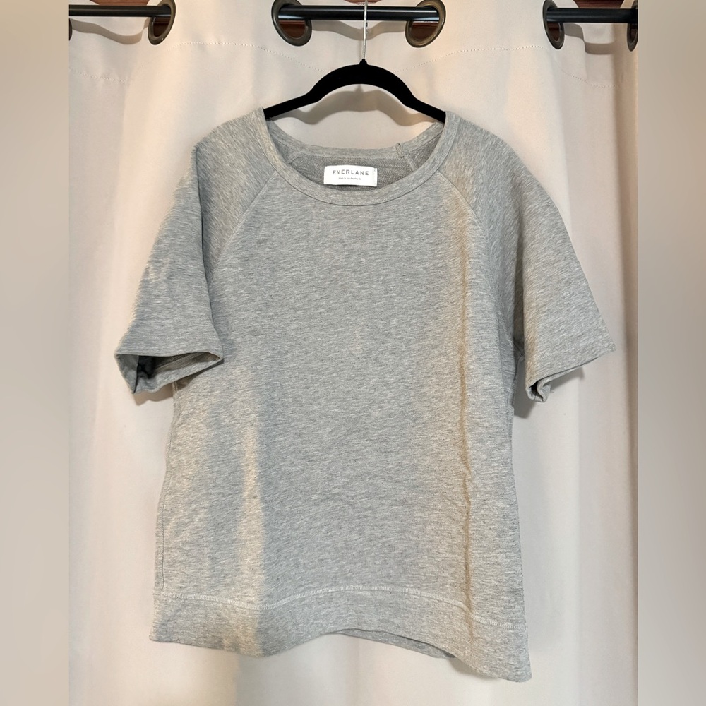 Everlane Grey Sweater Tee Shirt - M